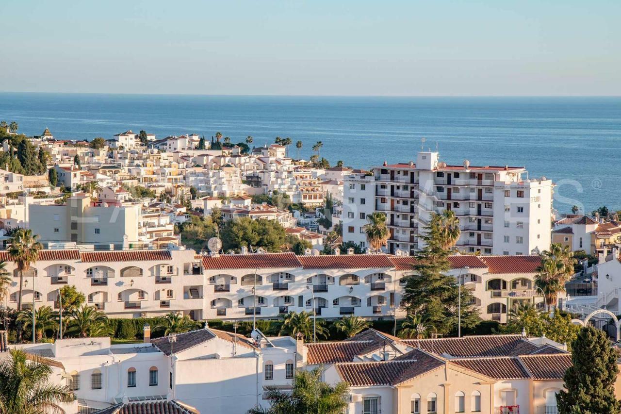 Ferienwohnung Spectacular Sea Views From Solana 5 Street, Nerja Exterior foto
