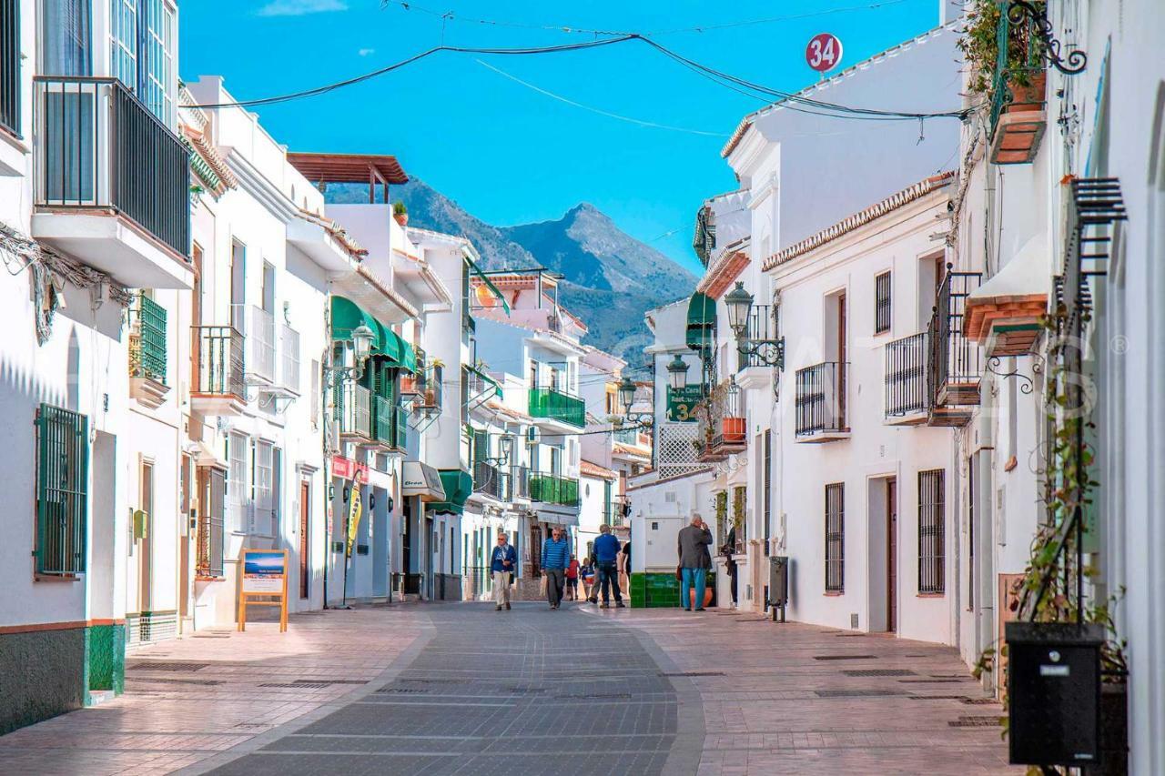Ferienwohnung Spectacular Sea Views From Solana 5 Street, Nerja Exterior foto