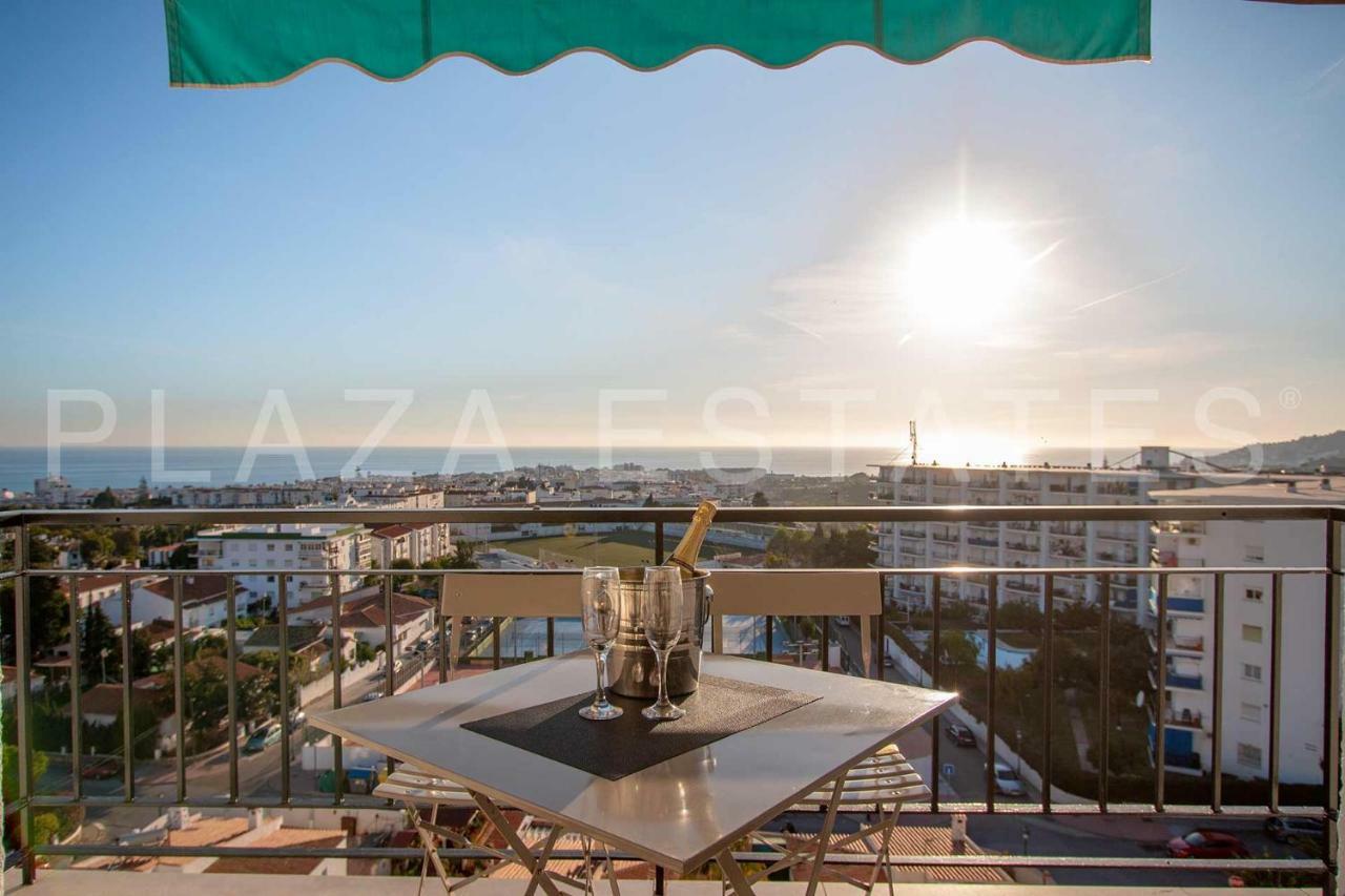 Ferienwohnung Spectacular Sea Views From Solana 5 Street, Nerja Exterior foto