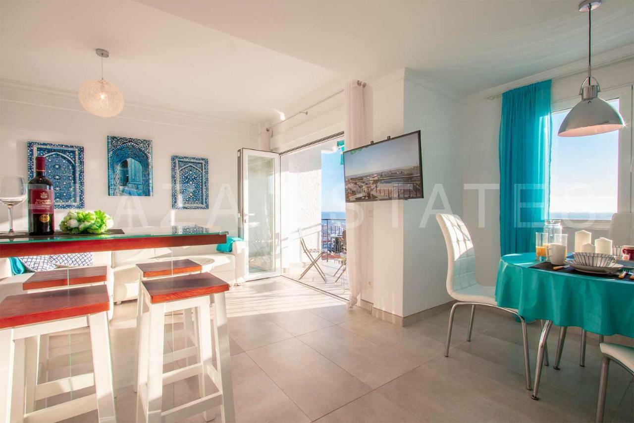 Ferienwohnung Spectacular Sea Views From Solana 5 Street, Nerja Exterior foto
